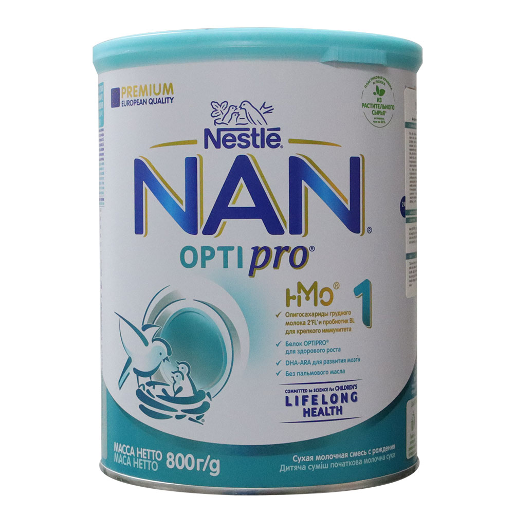 Sữa Công Thức Nan Optipro Số 1 (Dành cho trẻ 0-6 tháng) - Hộp 800g